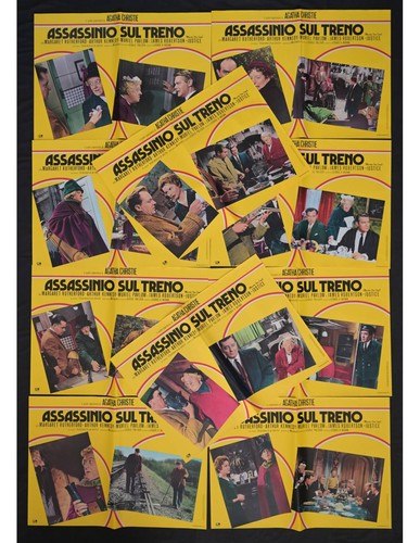 Fotobuste assassinio sul - fotobuste, treno