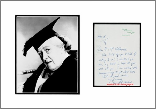 Margaret rutherford autogramm - rutherford,